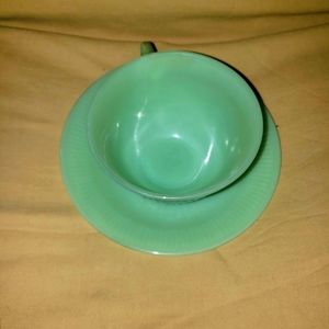 Vintage Fire King Jane Ray Jadeite